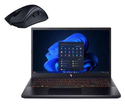 Laptop Acer Nitro V15 Ryzen 7-7445HS/16GB/512/Win11 RTX4050 165Hz Zestaw